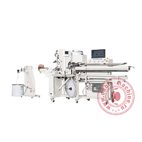 Автоматический высокоточный станок для обжима двойных концов клемм со вставкой маркировочной трубки для кабеля BZW-3.0+C